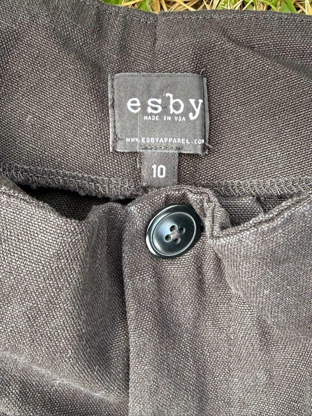 esby Black Wide Leg Pants - Picture 2 of 3